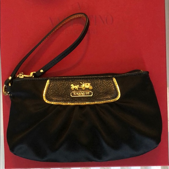 Coach Handbags - Satin Coach wristlet